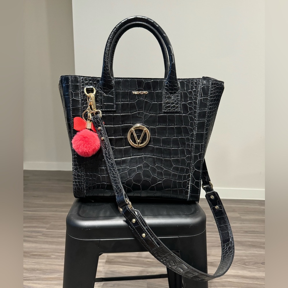 Valentino beautiful crocodile skin bag